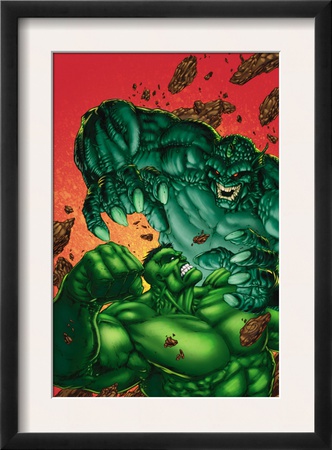 Marvel Age Hulk #4 Cover: Hulk And Abomination by John Barber Pricing Limited Edition Print image