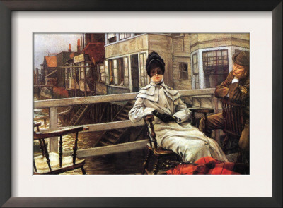 On The Ferry Waiting No.1 by James Tissot Pricing Limited Edition Print image