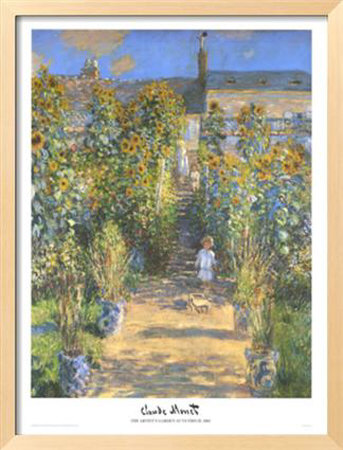 Garden At Vetheuil, 1881 by Claude Monet Pricing Limited Edition Print image