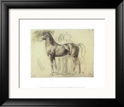 Study Of Horses For Semiramis by Edgar Degas Pricing Limited Edition Print image