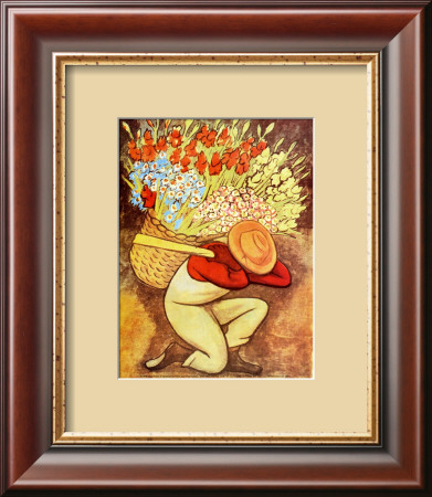 El Vendedora De Flores by Diego Rivera Pricing Limited Edition Print image