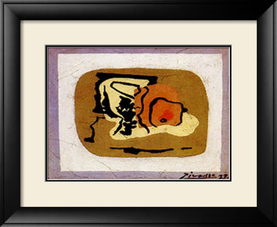 Verre Et Fruit 1923 by Pablo Picasso Pricing Limited Edition Print image