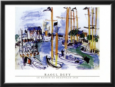Bassin De Deauville 1926 by Raoul Dufy Pricing Limited Edition Print image