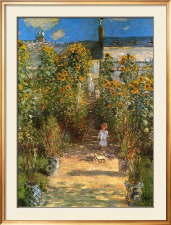 The Garden At Vetheuil by Claude Monet Pricing Limited Edition Print image