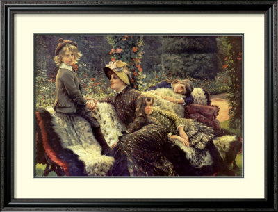 The Garden Bench by James Tissot Pricing Limited Edition Print image