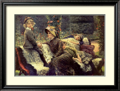 The Garden Bench by James Tissot Pricing Limited Edition Print image