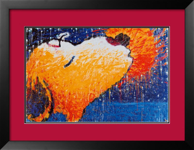 Peanuts' Snoopy - Sticky Wet, Romantioc Kiss On The Love Boat by Tom Everhart Pricing Limited Edition Print image