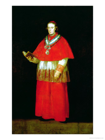Cardinal Don Luis De Bourbon (1777-1823) Circa 1800 by Francisco De Goya Pricing Limited Edition Print image