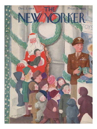The New Yorker Cover - December 2, 1944 by William Cotton Pricing Limited Edition Print image