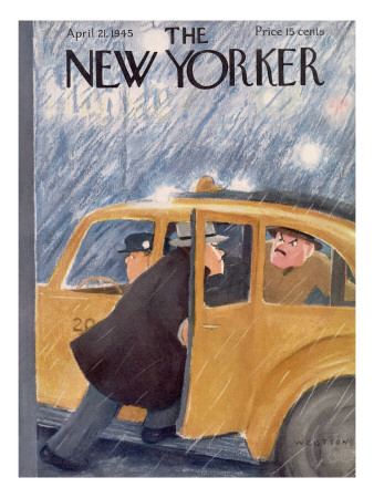 The New Yorker Cover - April 21, 1945 by William Cotton Pricing Limited Edition Print image