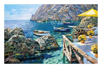 Cafe Capri by Howard Behrens Pricing Limited Edition Print image