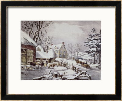 Winter Morning by Currier & Ives Pricing Limited Edition Print image