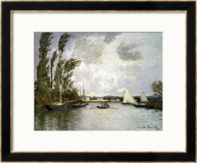 The Small Branch Of The Seine At Argenteuil by Claude Monet Pricing Limited Edition Print image