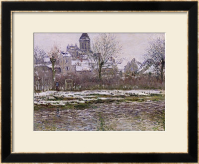 The Church At Vetheuil Under Snow, 1878-79 by Claude Monet Pricing Limited Edition Print image