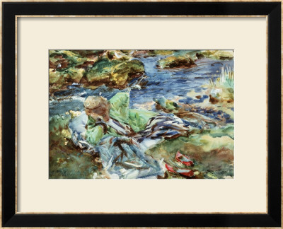 Turkish Woman By A Stream by John Singer Sargent Pricing Limited Edition Print image
