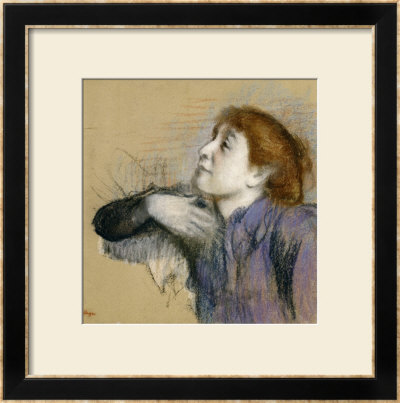 Bust Of A Woman, Circa 1880-85 by Edgar Degas Pricing Limited Edition Print image