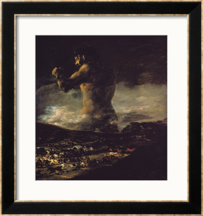The Colossus, Circa 1808 by Francisco De Goya Pricing Limited Edition Print image