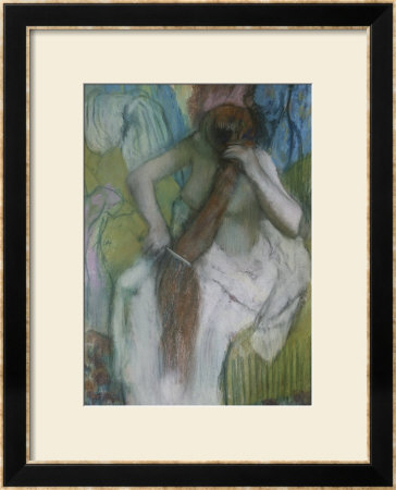 Woman Combing Her Hair, 1887-90 by Edgar Degas Pricing Limited Edition Print image
