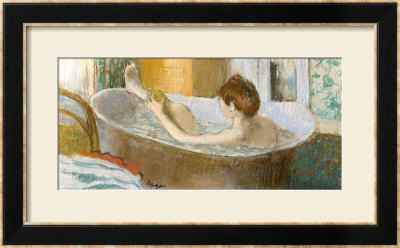 Woman In Her Bath, Sponging Her Leg, Circa 1883 by Edgar Degas Pricing Limited Edition Print image