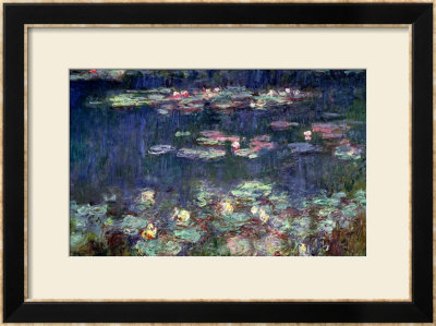 Waterlilies: Green Reflections, 1914-18 (Right Section) by Claude Monet Pricing Limited Edition Print image
