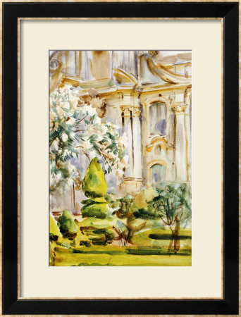 Palace And Gardens, Spain, 1912 by John Singer Sargent Pricing Limited Edition Print image