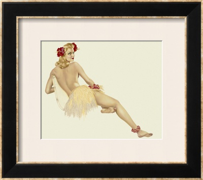 Varga Girl, February 1942 by Alberto Vargas Pricing Limited Edition Print image