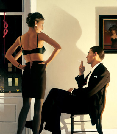 Night In The City by Jack Vettriano Pricing Limited Edition Print image