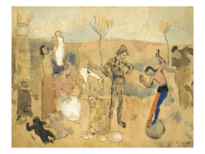 Picasso:Circus Family,1905 by Pablo Picasso Pricing Limited Edition Print image
