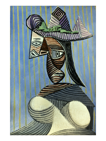 Picasso: Woman/Hat, 1939 by Pablo Picasso Pricing Limited Edition Print image