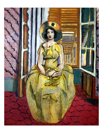 Matisse: Yellow Dress, 1929 by Henri Matisse Pricing Limited Edition Print image
