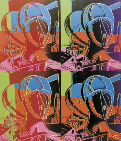 The Two Sisters (After De Chirico), C.1982 by Andy Warhol Pricing Limited Edition Print image