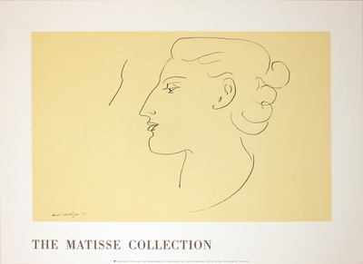 Woman's Profile (Left) by Henri Matisse Pricing Limited Edition Print image