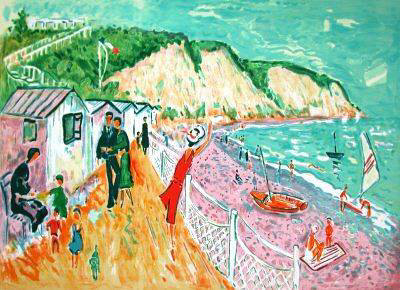 Plage De Fecamp by Jean-Claude Picot Pricing Limited Edition Print image
