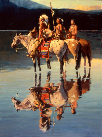 Peace On Blue Lake by David Mann Pricing Limited Edition Print image
