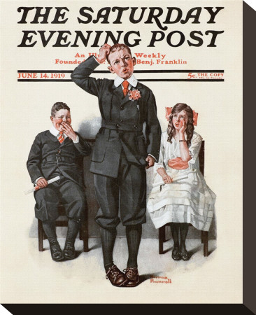 Recitation by Norman Rockwell Pricing Limited Edition Print image