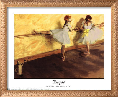 Practicing At The Bar by Edgar Degas Pricing Limited Edition Print image