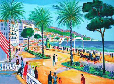 Cannes, La Croisette Ii by Jean-Claude Picot Pricing Limited Edition Print image