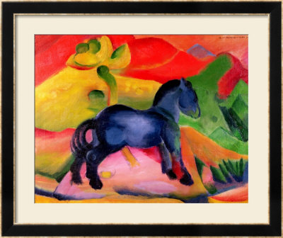 Little Blue Horse, 1912 by Franz Marc Pricing Limited Edition Print image
