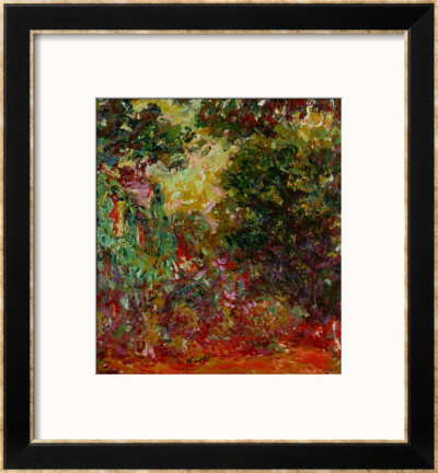 The Artist's House At Giverny, Seen From The Rose Garden, 1922-1924 by Claude Monet Pricing Limited Edition Print image