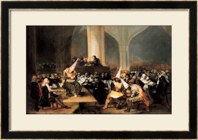Court Of The Inquisition by Francisco De Goya Pricing Limited Edition Print image