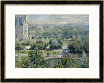 View Of The Tuileries by Claude Monet Pricing Limited Edition Print image