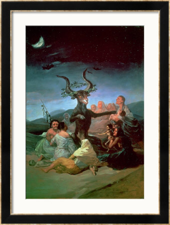 The Witches' Sabbath, 1797-98 by Francisco De Goya Pricing Limited Edition Print image