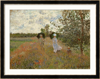Promenade Near Argenteuil, 1873 by Claude Monet Pricing Limited Edition Print image