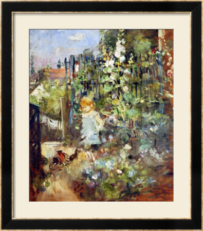 A Child In The Rosebeds, 1881 by Berthe Morisot Pricing Limited Edition Print image