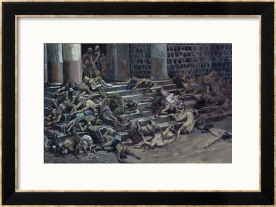 The Dead Bodies Thrown Outside The Temple by James Tissot Pricing Limited Edition Print image