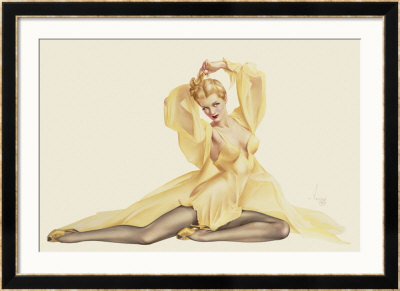 Varga Girl, April 1942 by Alberto Vargas Pricing Limited Edition Print image