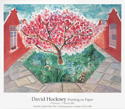 Cherry Blossom by David Hockney Pricing Limited Edition Print image
