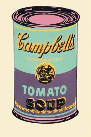 Campbell's Soup Can, C.1965 (Green And Purple) by Andy Warhol Pricing Limited Edition Print image