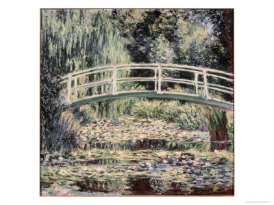 White Water Lilies And Bridge by Claude Monet Pricing Limited Edition Print image