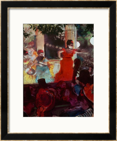 Cafe Concert Aux Ambassadeurs by Edgar Degas Pricing Limited Edition Print image